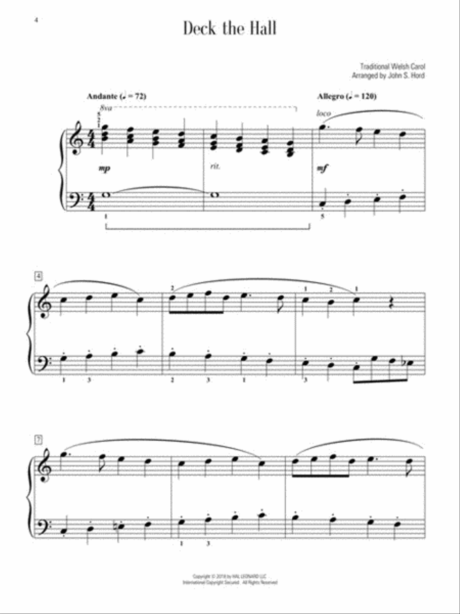 Christmas - Piano Style Piano Method scores gallery preview page 3