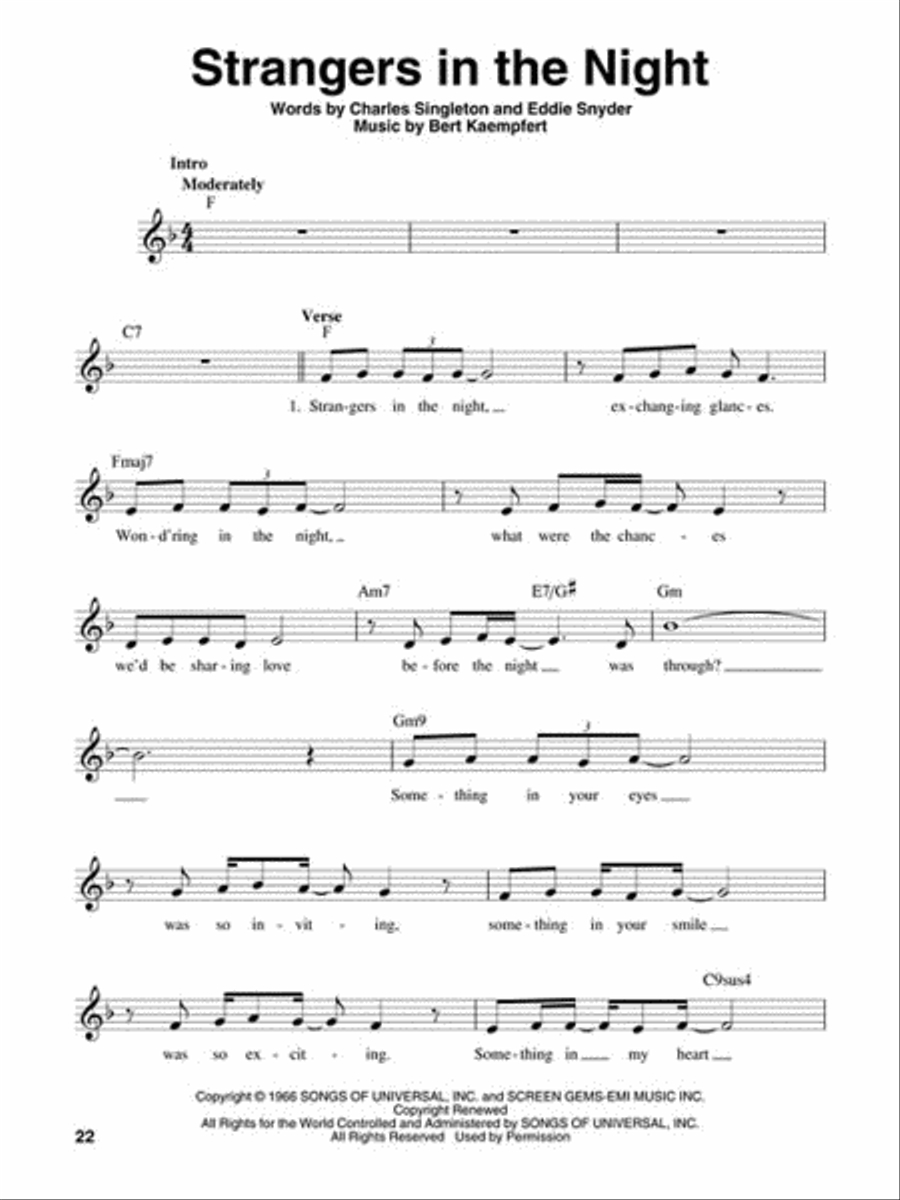 Frank Sinatra Standards Voice scores gallery preview page 4