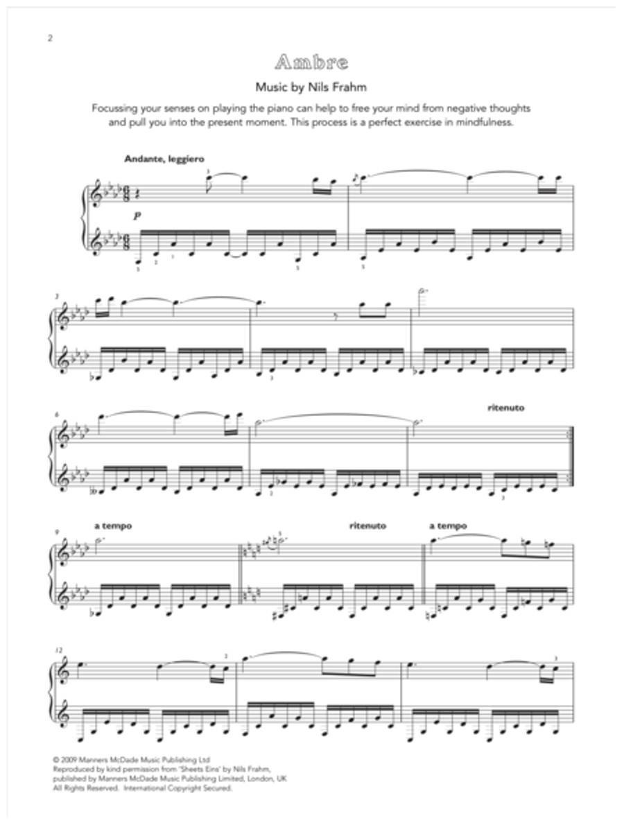 Mindfulness -- The Piano Collection Piano Solo scores gallery preview page 2