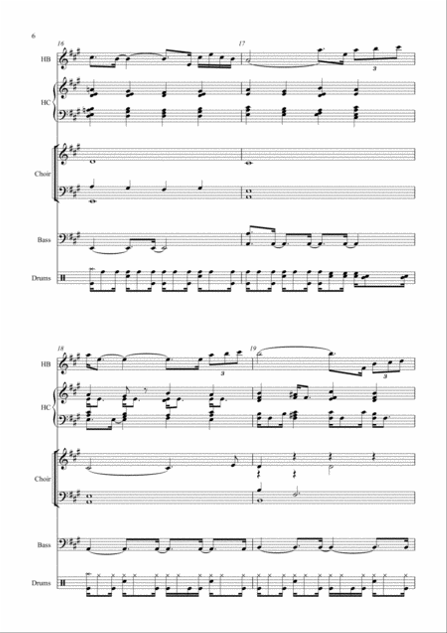 Happy Xmas (war Is Over) Handbell Choir scores gallery preview page 6