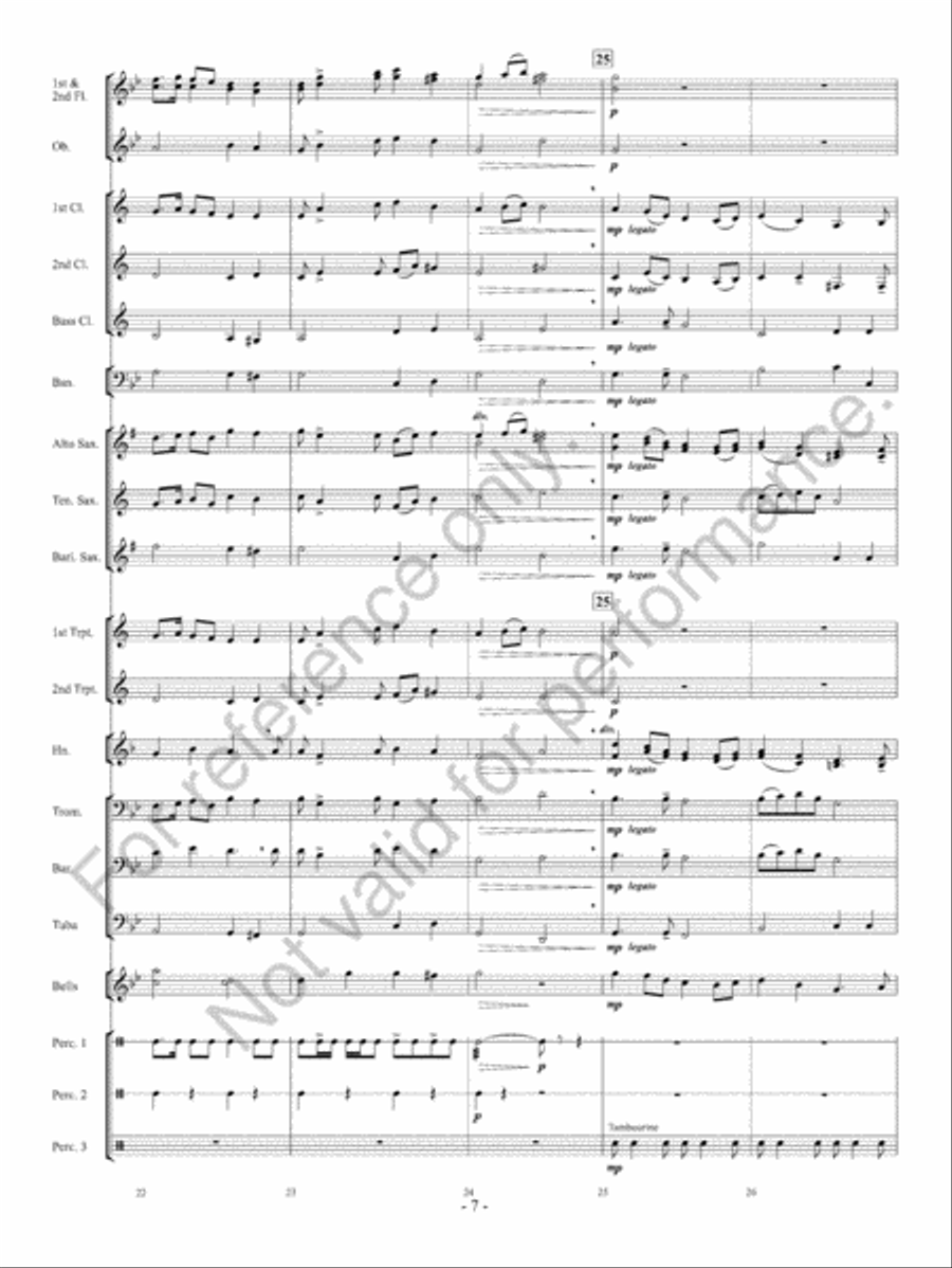 Courtly Procession And Dances Concert Band scores gallery preview page 8