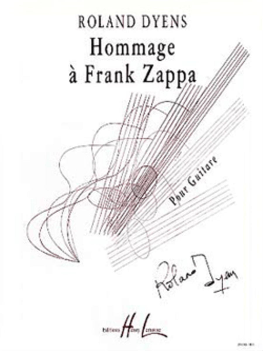 Hommage A Franck Zappa Acoustic Guitar scores gallery preview page 1