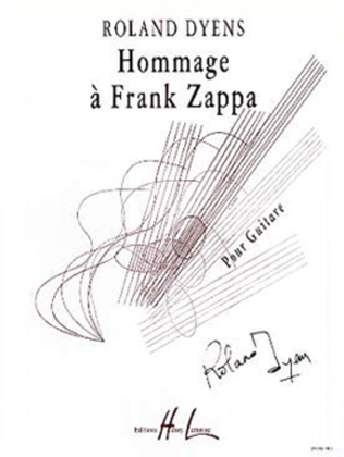 Book cover for Hommage A Franck Zappa