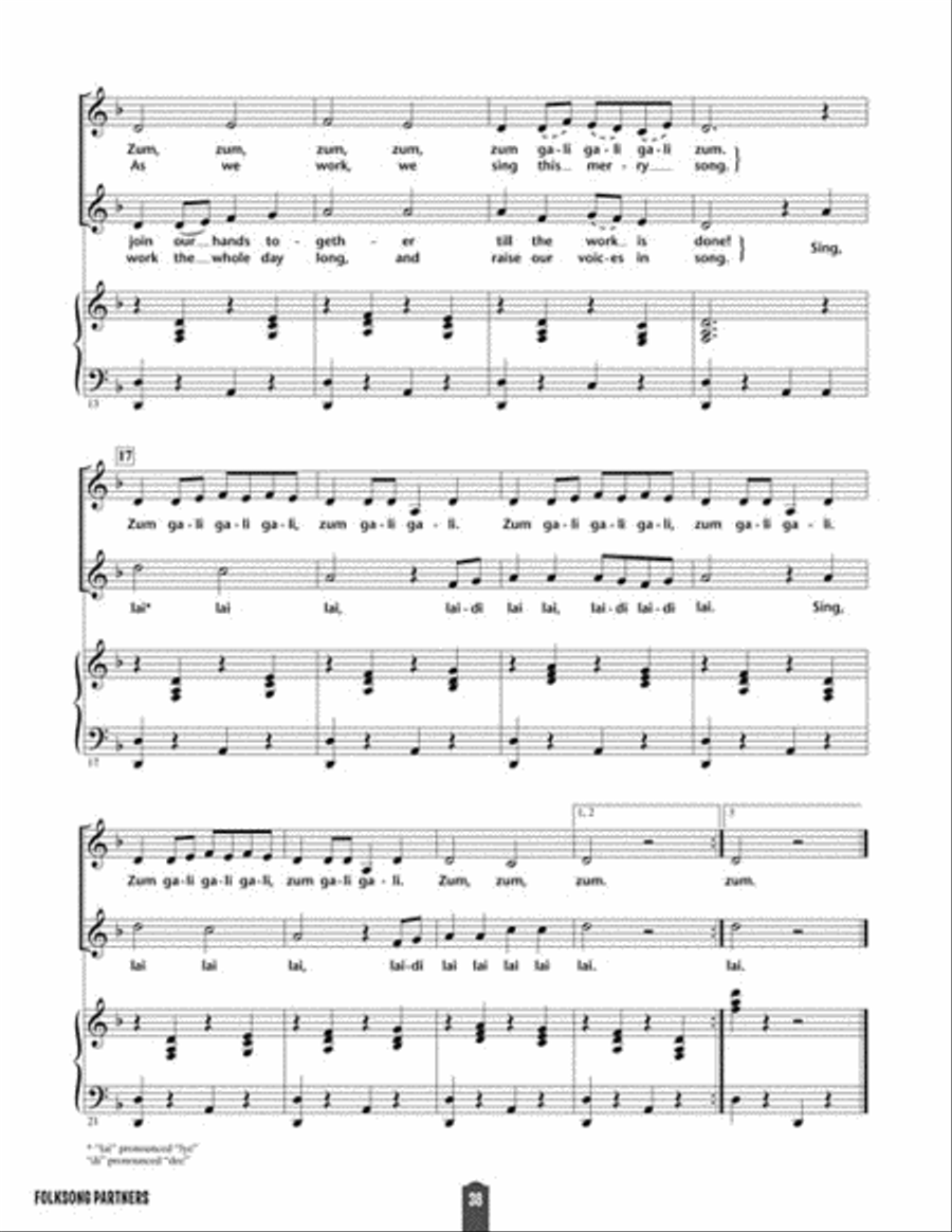 Folksong Partners Folksong Partners Choir scores gallery preview page 7