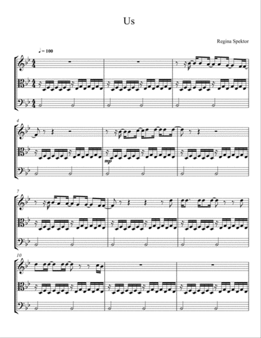 Us String Trio scores gallery preview page 1