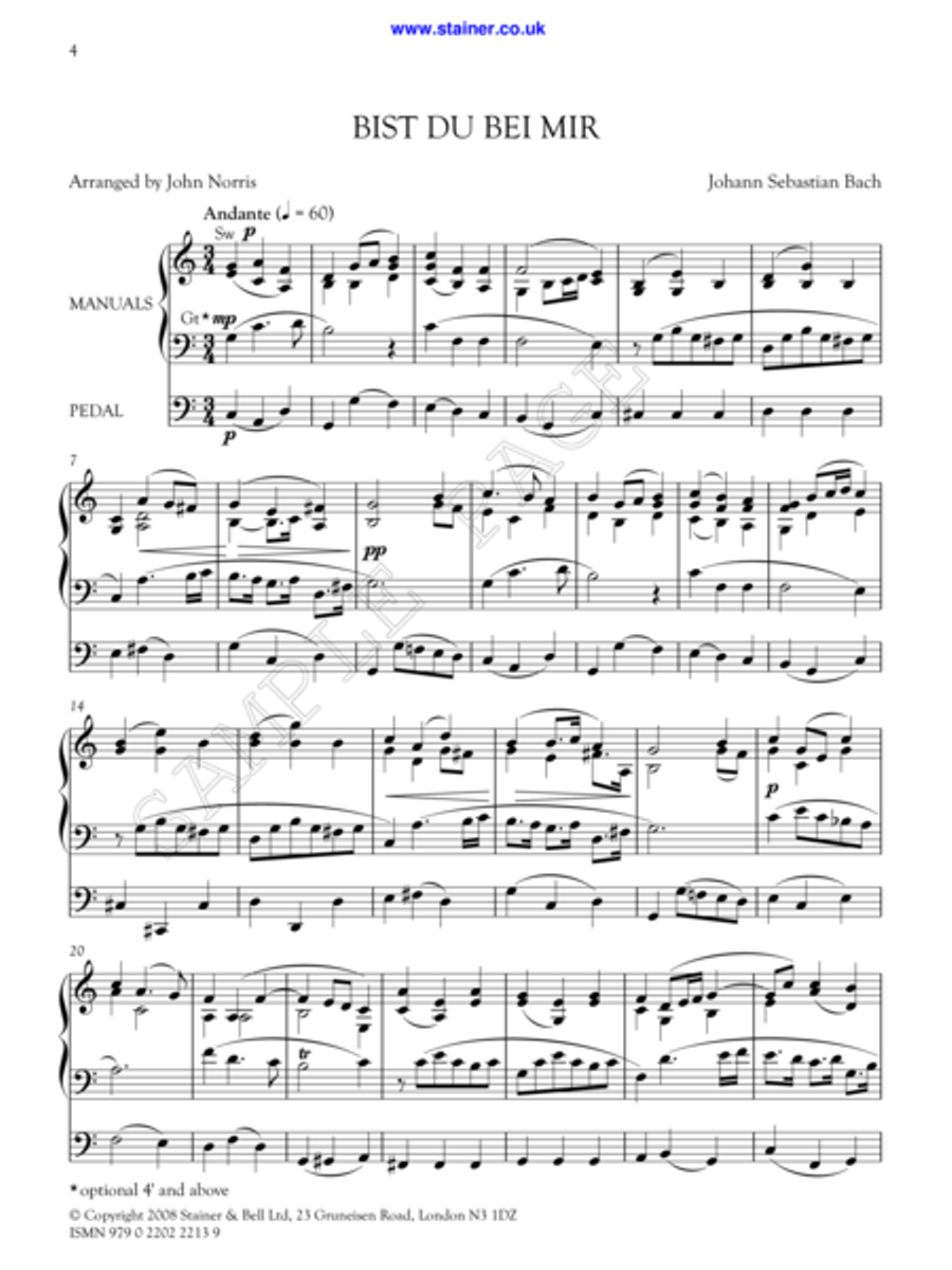 Depart in Peace (arr Norris) Organ scores gallery preview page 2