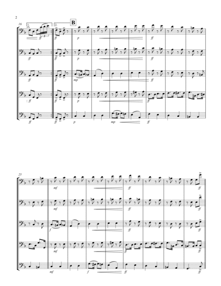 Russian Dance ("Trepak") (from "The Nutcracker Suite") (F) (Violoncello Quintet)