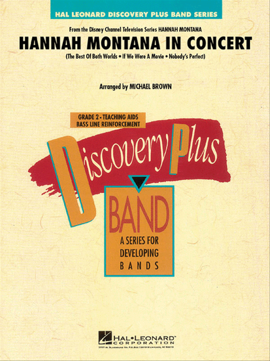 Hannah Montana in Concert Concert Band scores gallery preview page 1