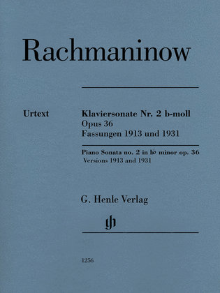 Book cover for Piano Sonata No. 2 in B-flat minor, Op. 36