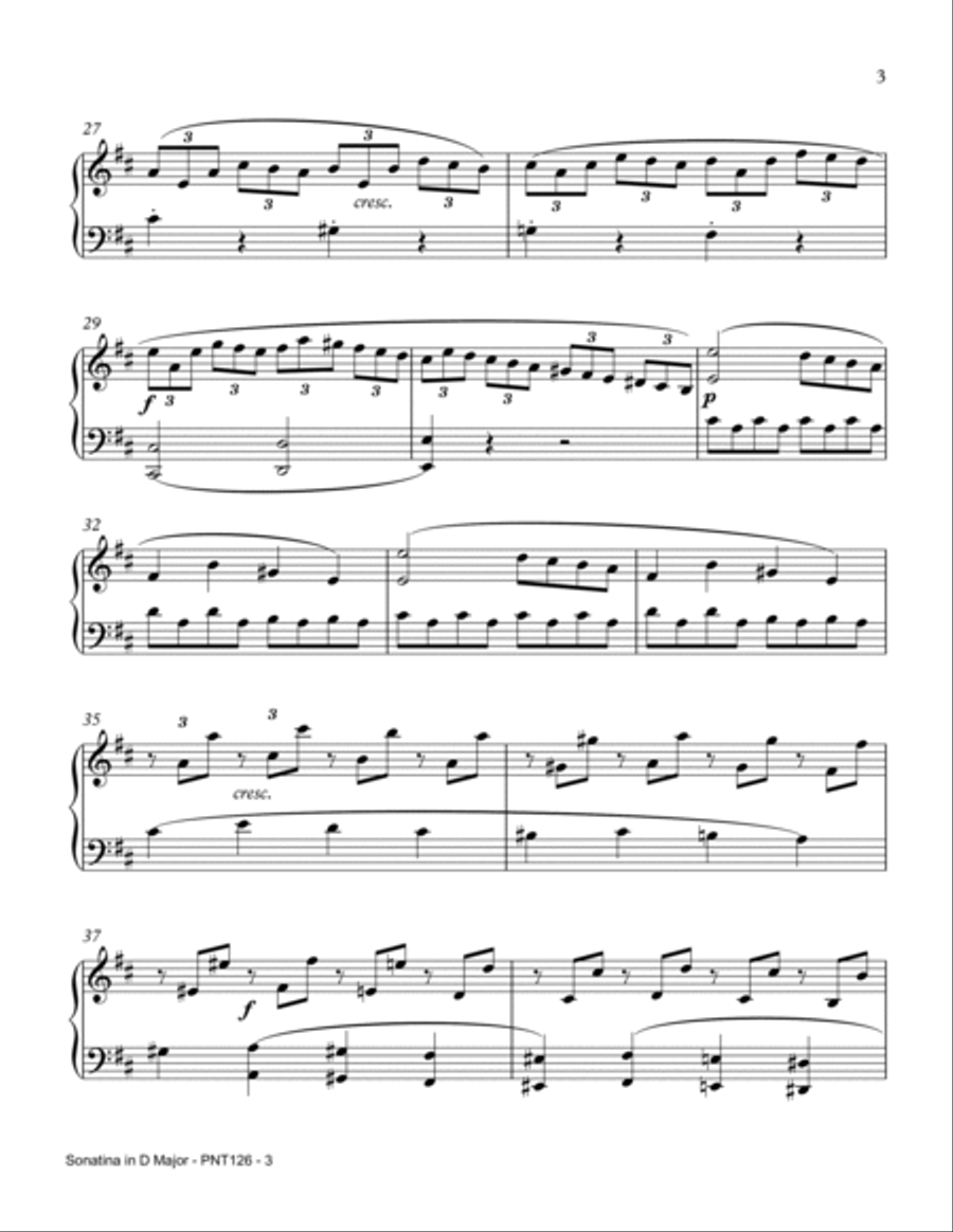Sonatina Opus 37, Number 2 Piano Method scores gallery preview page 3