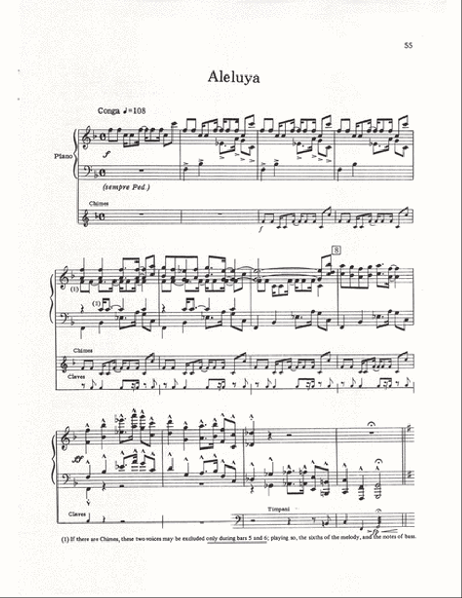 The Cuban Mass (Vocal Score) 4-Part scores gallery preview page 52