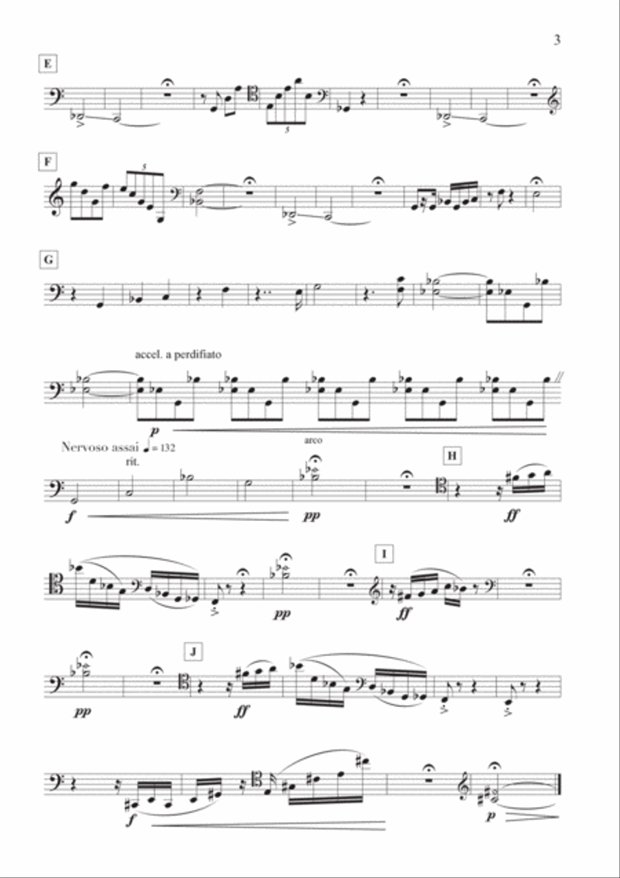 Alberto Cara: 4-BIS (ES-20-049) Cello Solo scores gallery preview page 3