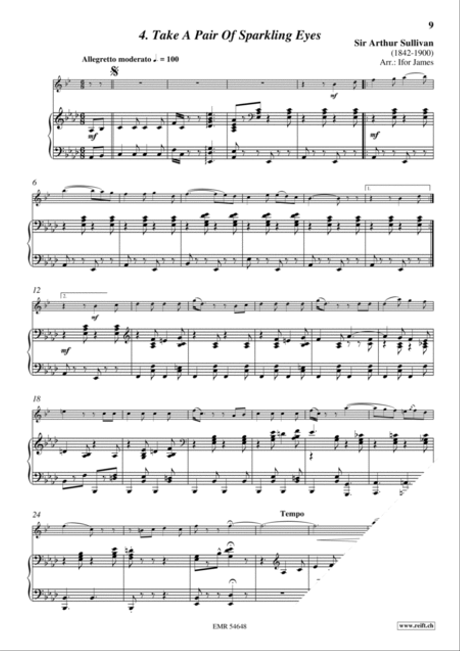 7 Pieces Clarinet Solo scores gallery preview page 7