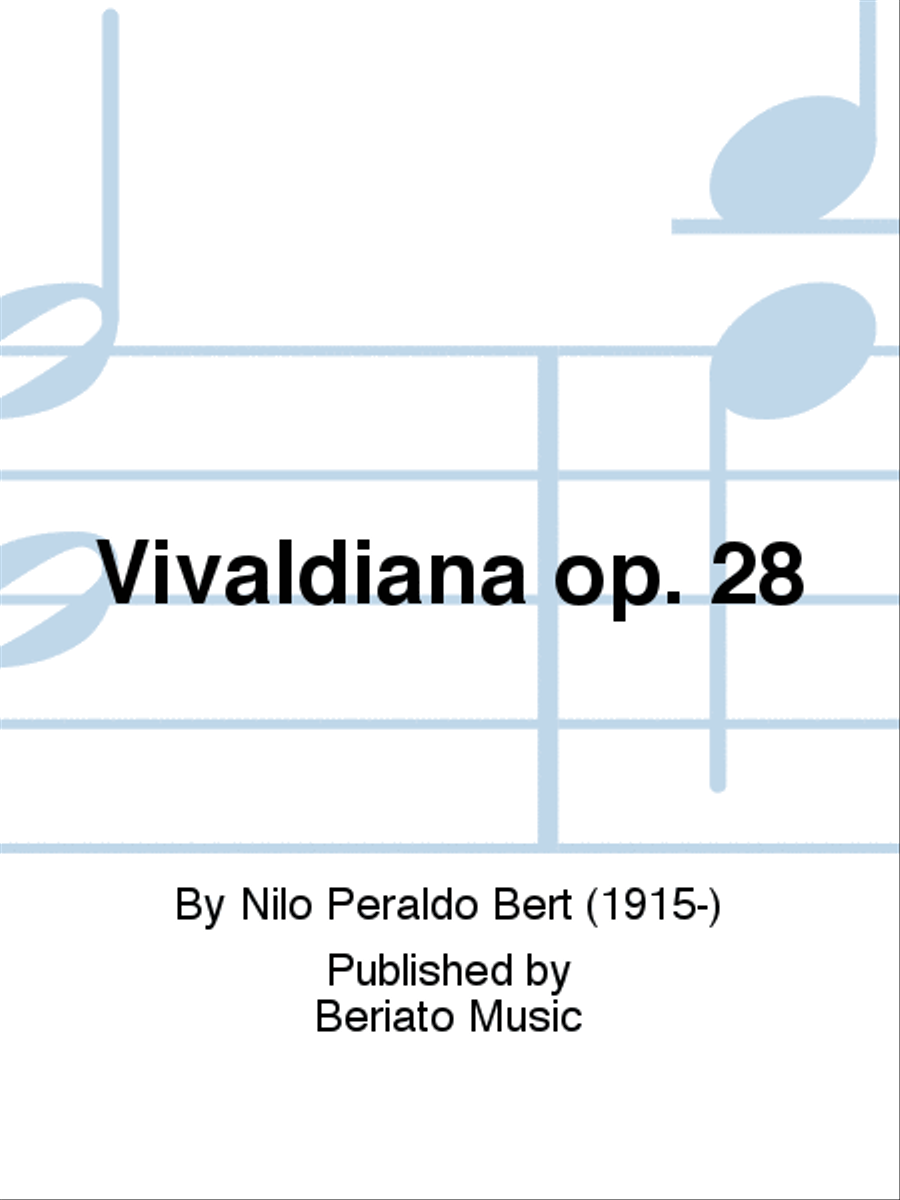 Vivaldiana op. 28 Mandolin scores gallery preview page 1