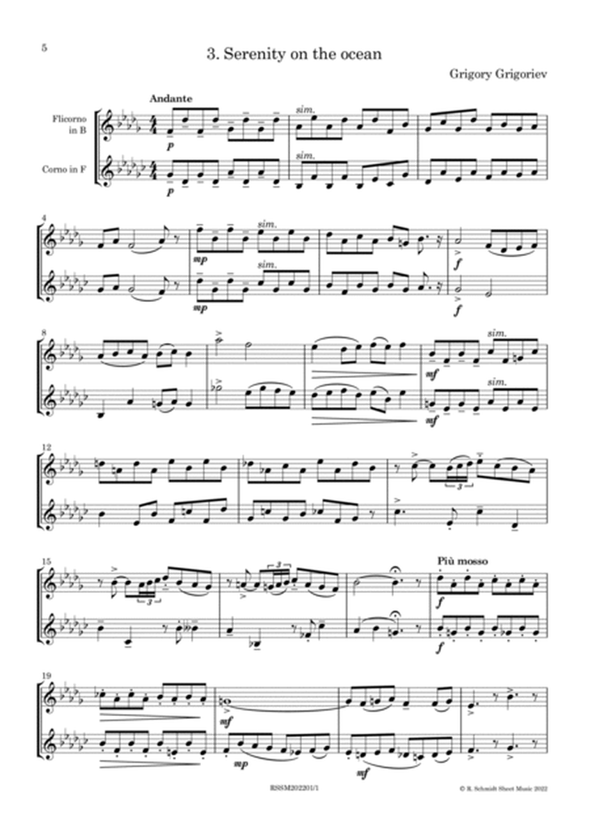 Duets for Flugelhorn and French Horn (Score and Parts) image number null