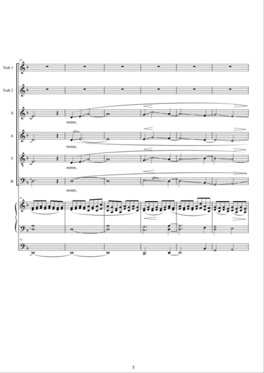 The Long Journey 4-Part scores gallery preview page 5