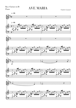 Ave Maria for Bass Clarinet