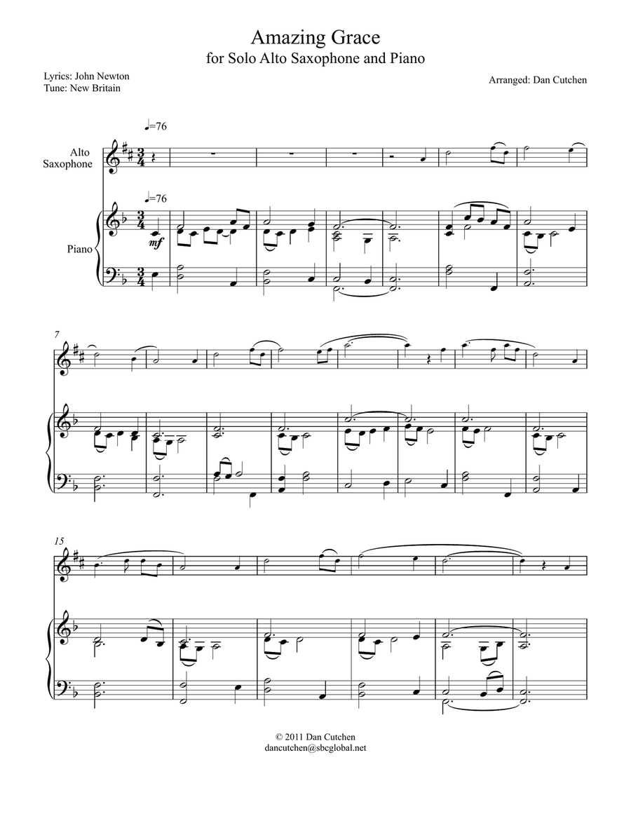 Alto Sax solo - 