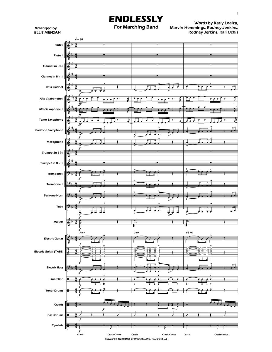 Endlessly Marching Band scores gallery preview page 2