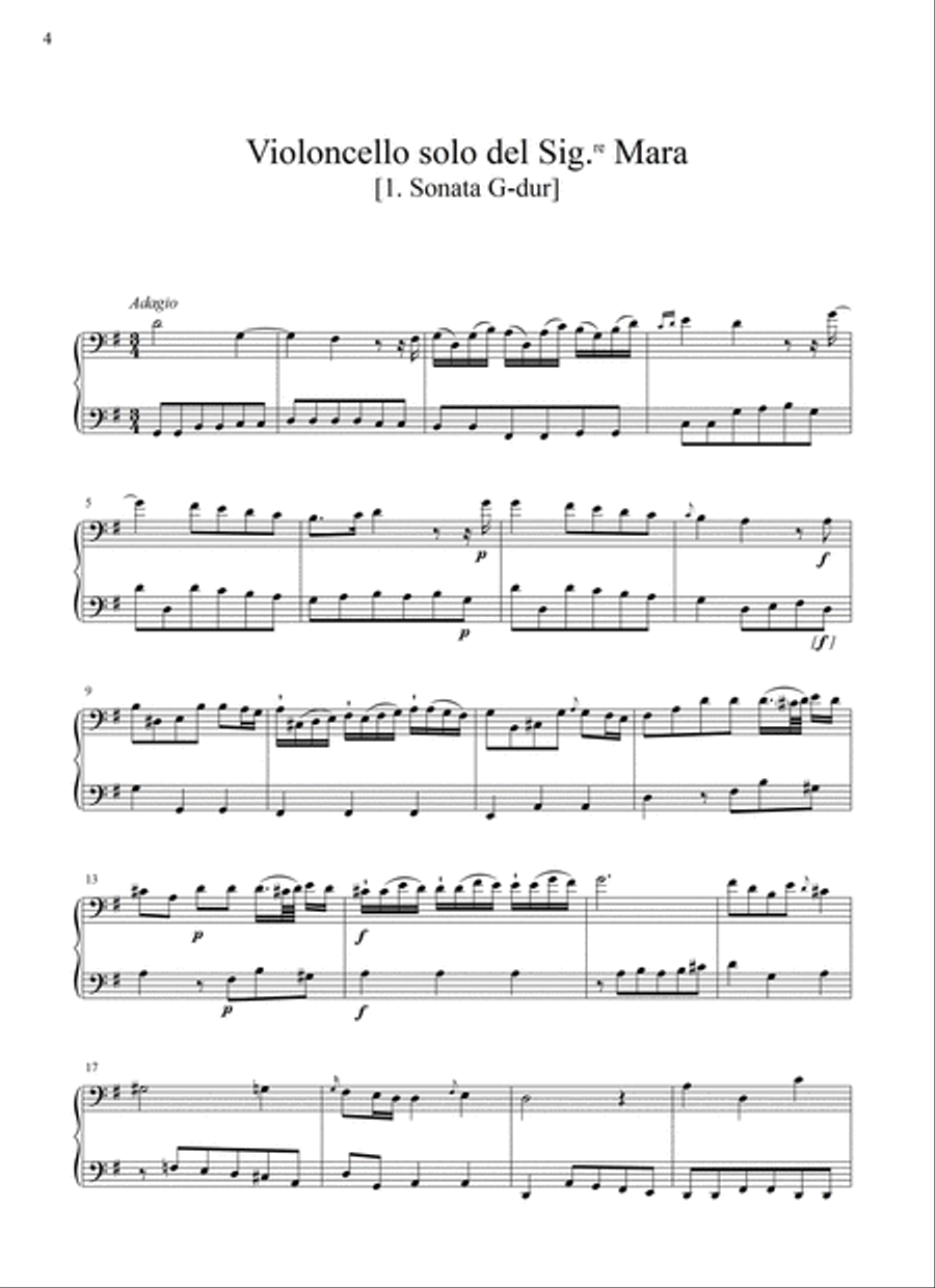 6 Sonate manoscritte 6 Sonate manoscritte Cello scores gallery preview page 2