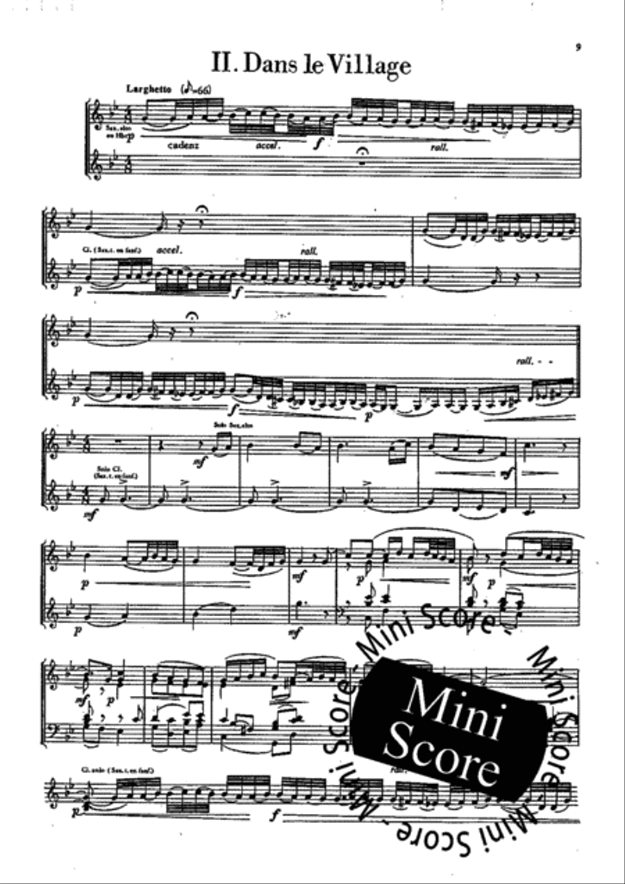 Scenes Caucasiennes Fanfare Band scores gallery preview page 12