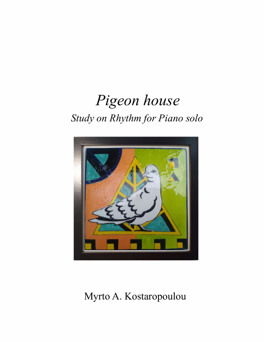 Pigeon house_Study on Rhythm for Piano solo no.01 image number null
