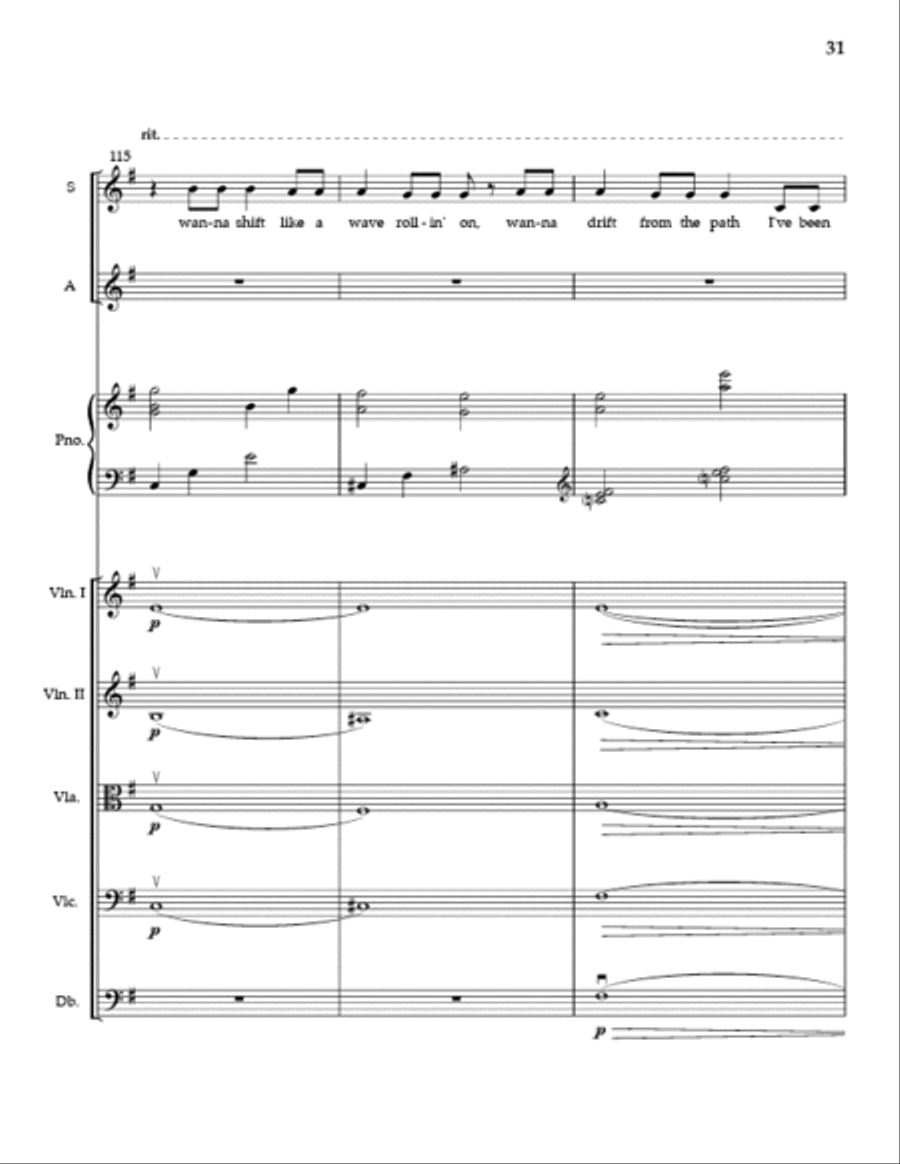 Flight (Full Score and Parts) SSA scores gallery preview page 30