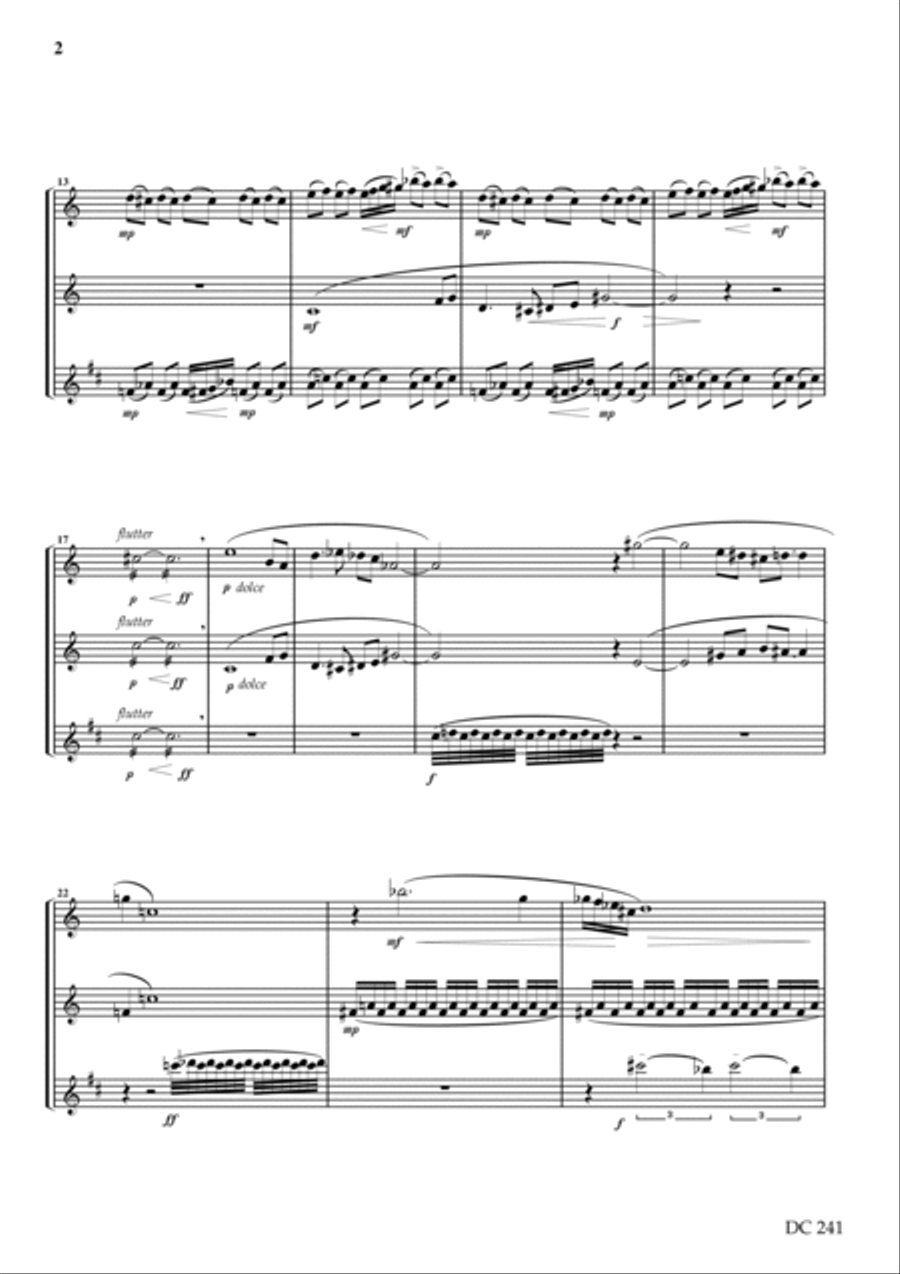 Wind trio Woodwind Trio scores gallery preview page 2