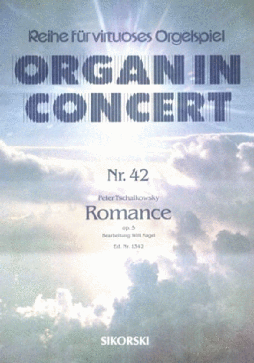 Romanze Fur Elektronische Orgel Op. 5