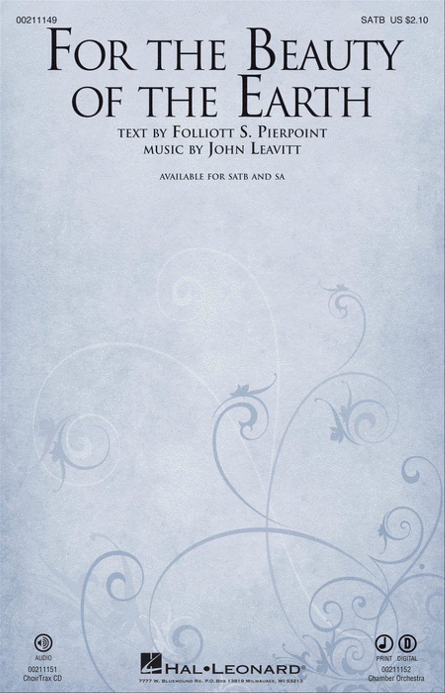 For the Beauty of the Earth 4-Part scores gallery preview page 1