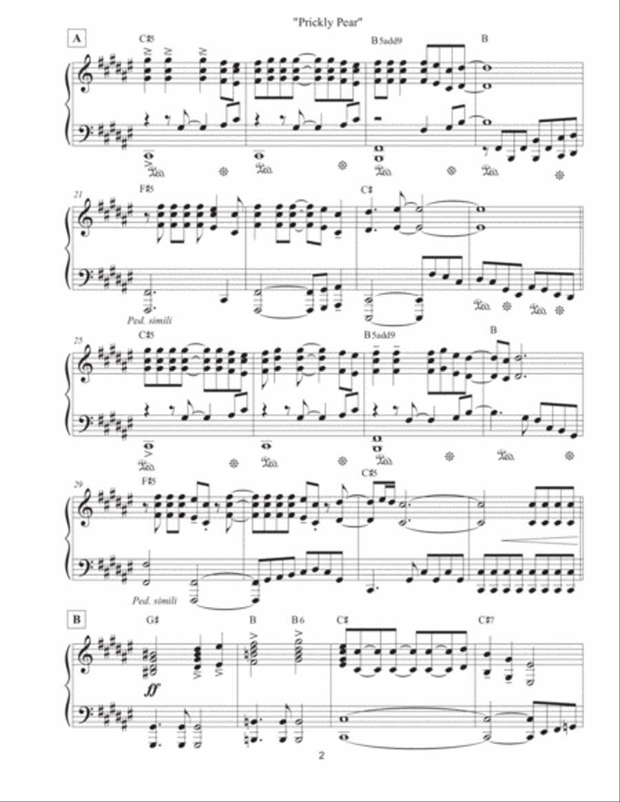 Prickly Pear - Etude #9 Prickly Pear - Etude #9 Piano Method scores gallery preview page 2