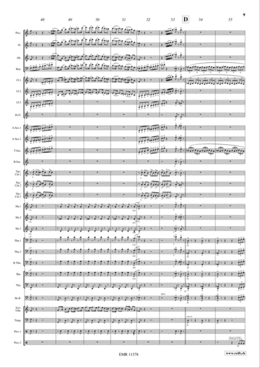 Super Mario Bros Concert Band scores gallery preview page 10