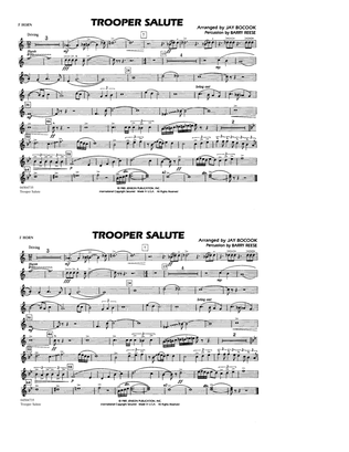 Trooper Salute - F Horn