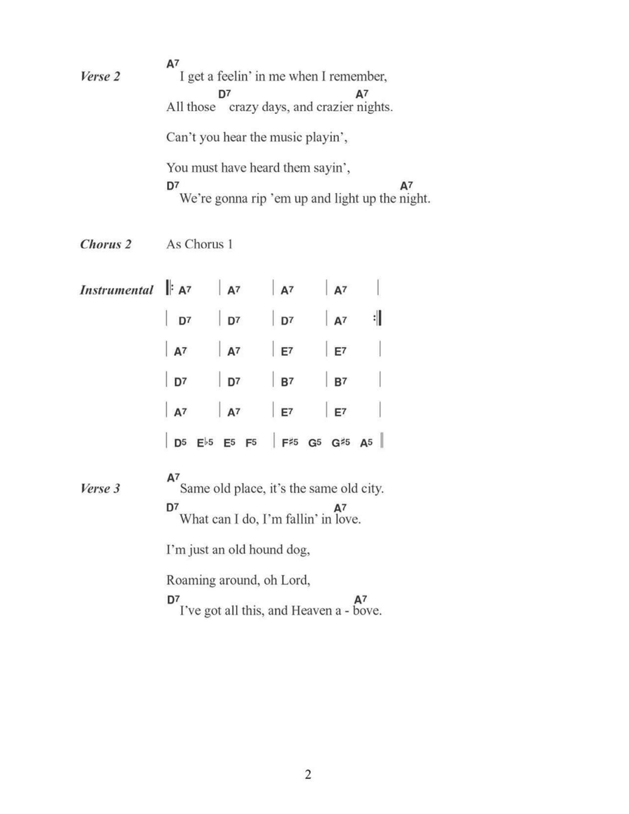 Oh, Atlanta Electric Guitar scores gallery preview page 2