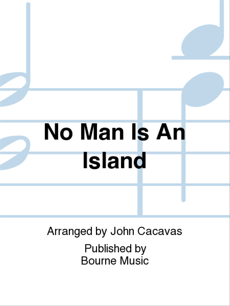No Man Is An Island Concert Band scores gallery preview page 1