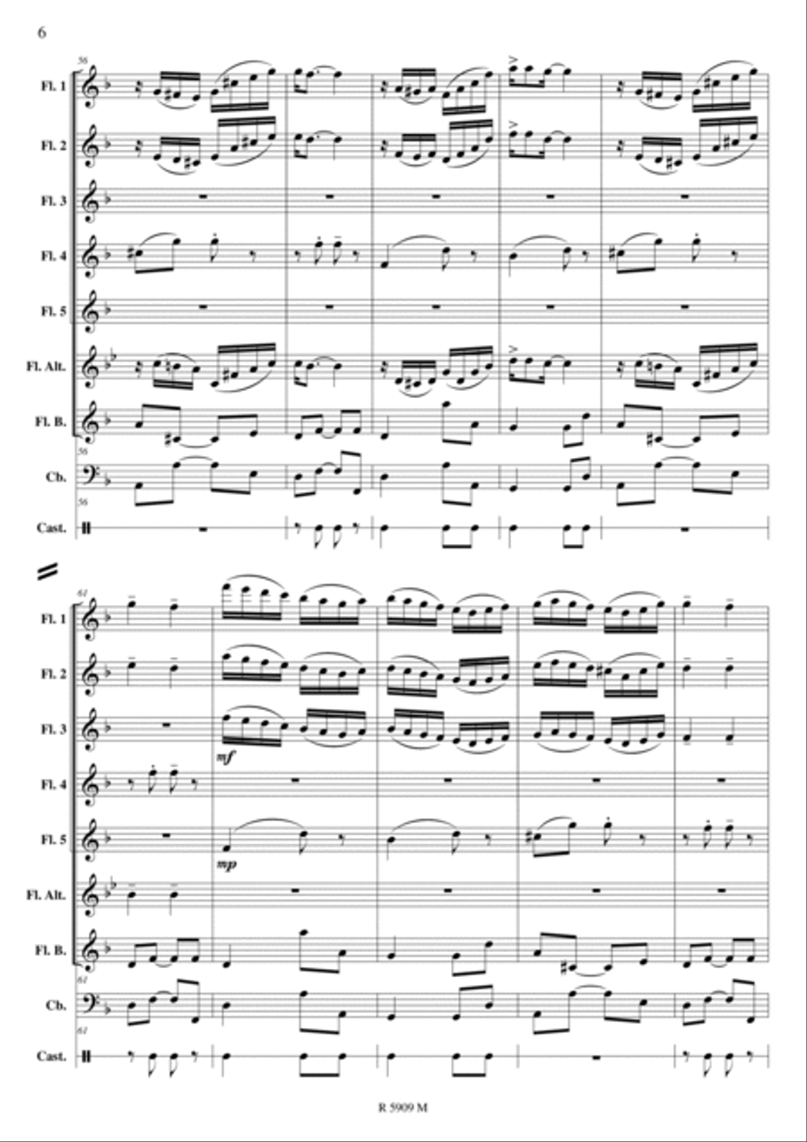 Fiesta de amigos Fiesta de amigos Flute scores gallery preview page 7