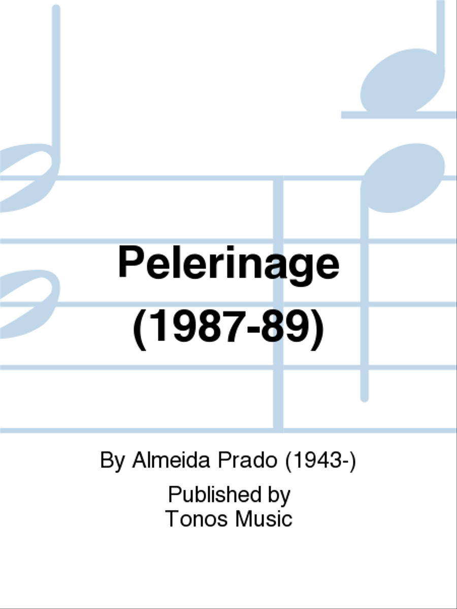 Pelerinage (1987-89) Piano Solo scores gallery preview page 1