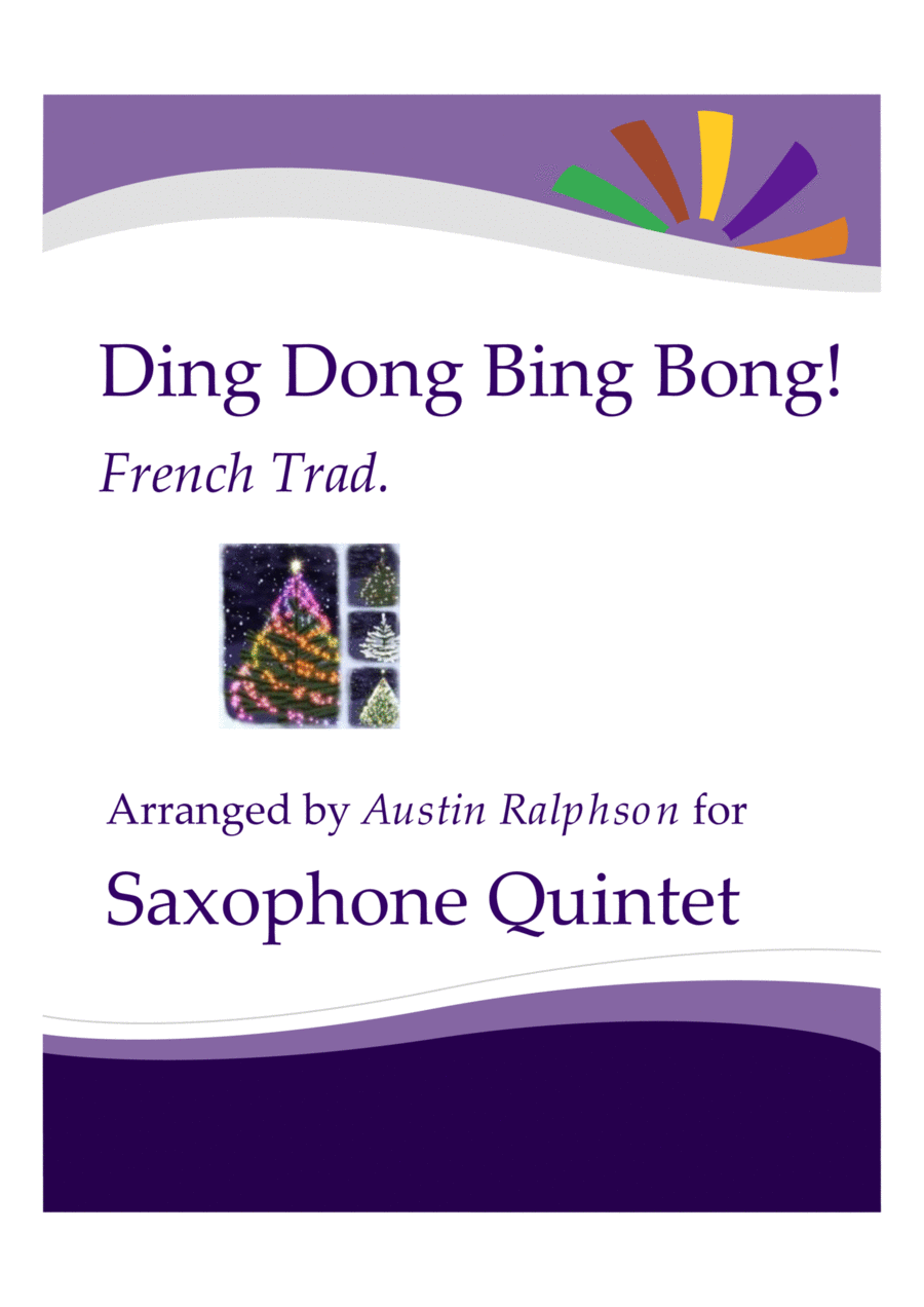 Ding Dong, Bing Bong! - sax quintet Saxophone Quintet scores gallery preview page 1