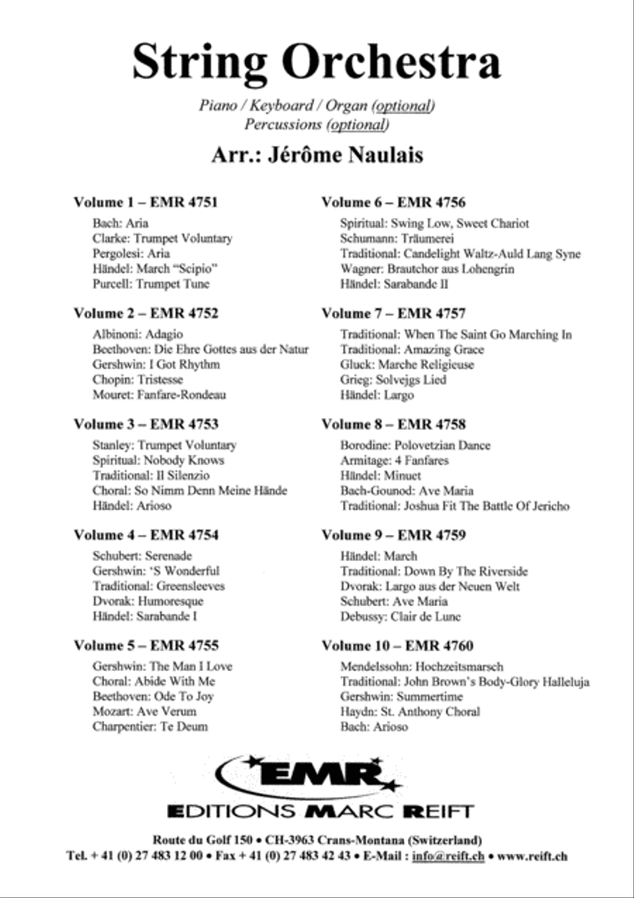 Album Volume 9 String Orchestra scores gallery preview page 8