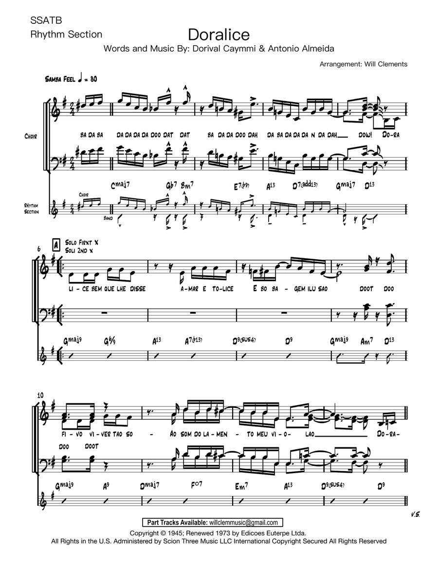 Doralice Doralice 4-Part scores gallery preview page 1