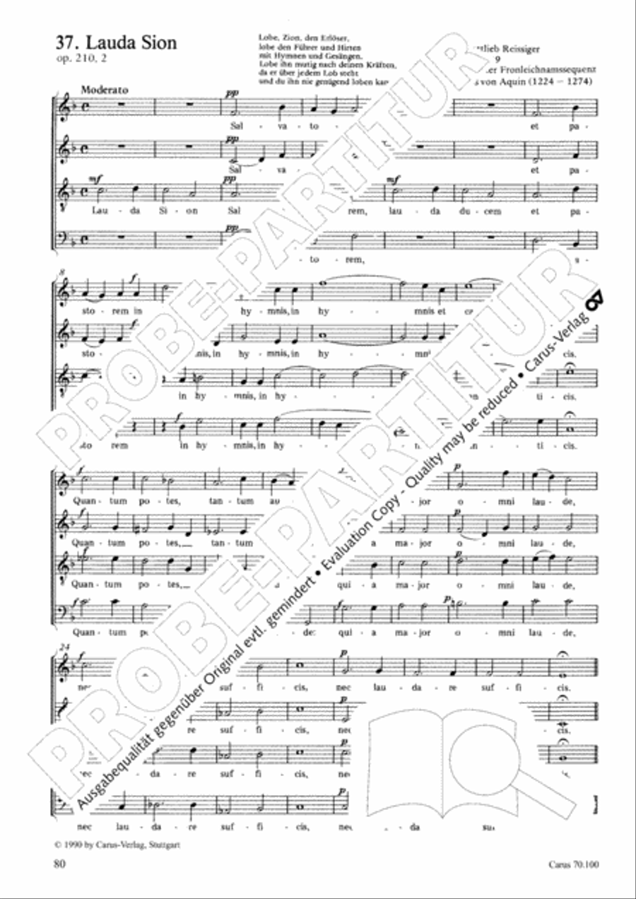 Geistliches Chorbuch der Romantik Choir scores gallery preview page 81