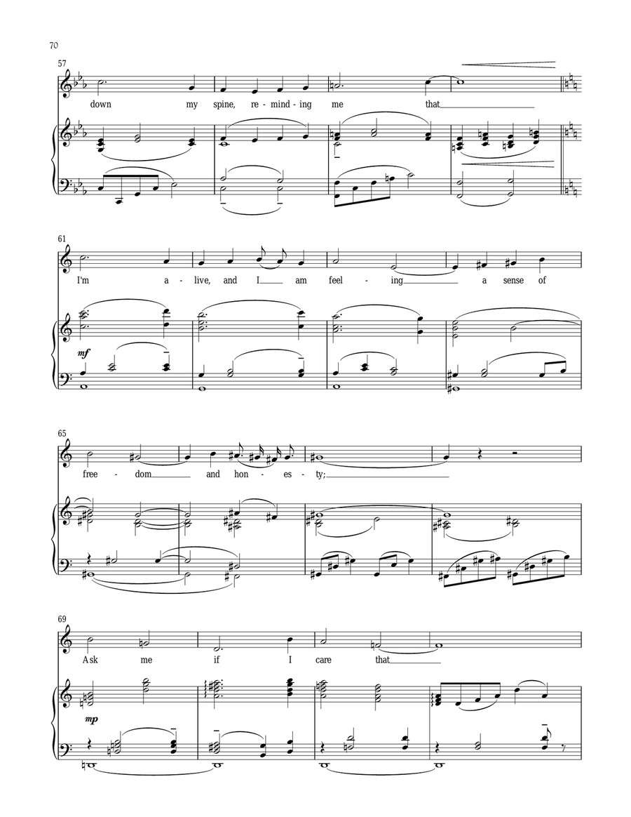 One From The Meadow One From The Meadow Voice scores gallery preview page 4