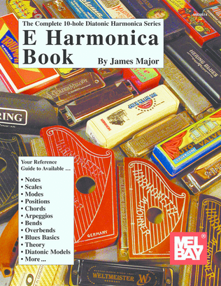 Book cover for Complete 10-Hole Diatonic Harmonica Series: E Harmonica Book