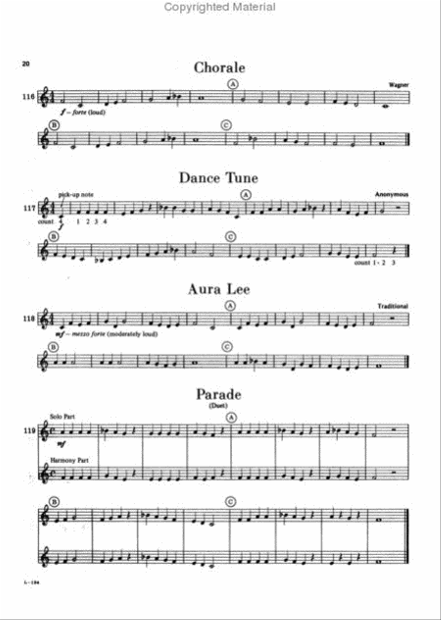 Clevenger French Horn Method, Book 1 Concert Band Methods scores gallery preview page 3