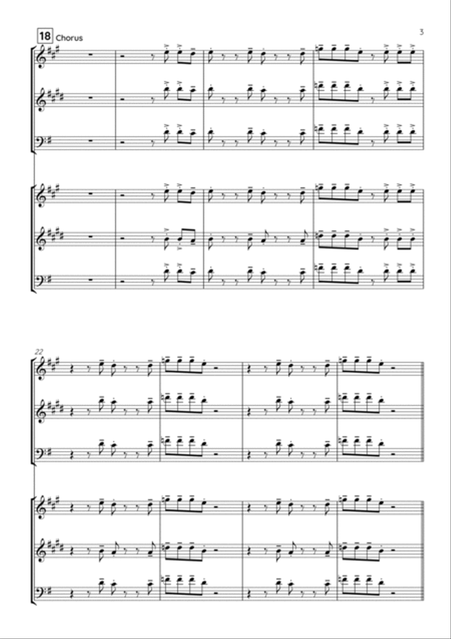 All Day And All Of The Night Voice scores gallery preview page 5