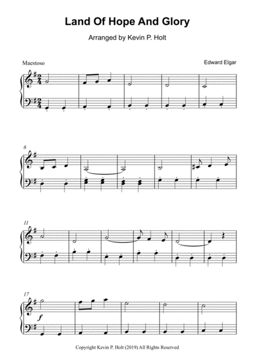 Land Of Hope And Glory - Easy Piano image number null