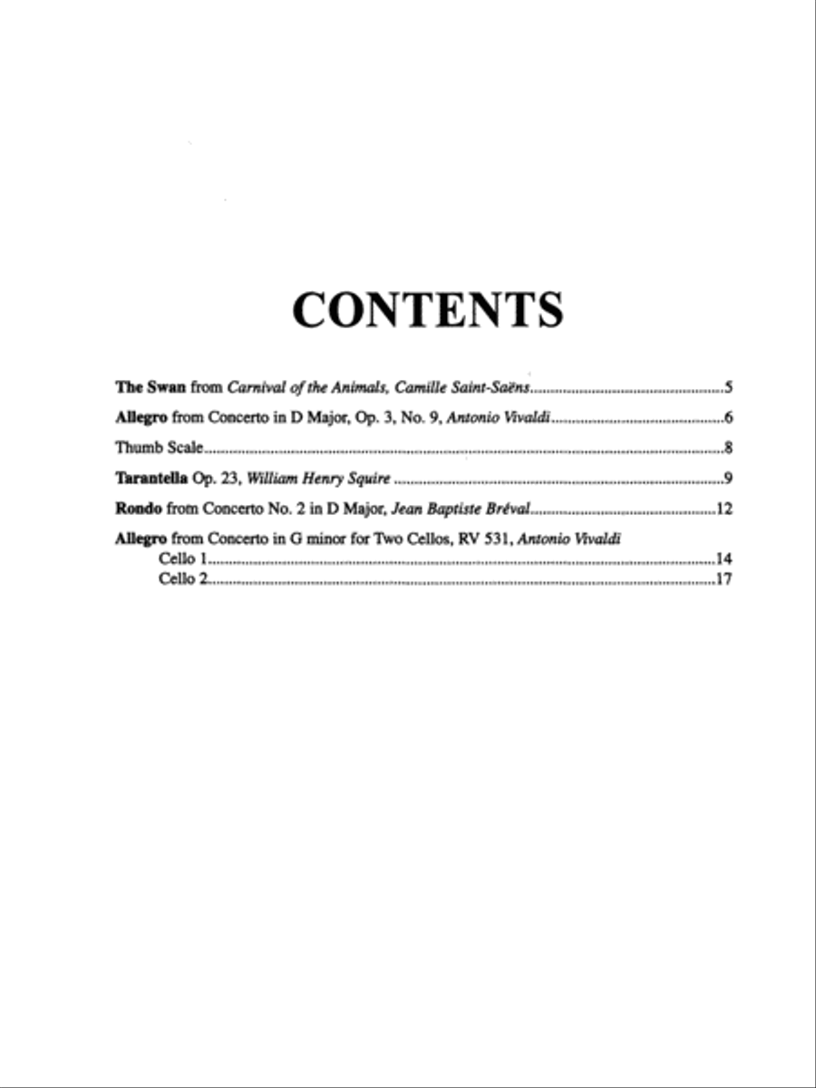 Suzuki Cello School, Volume 6 String Methods scores gallery preview page 5