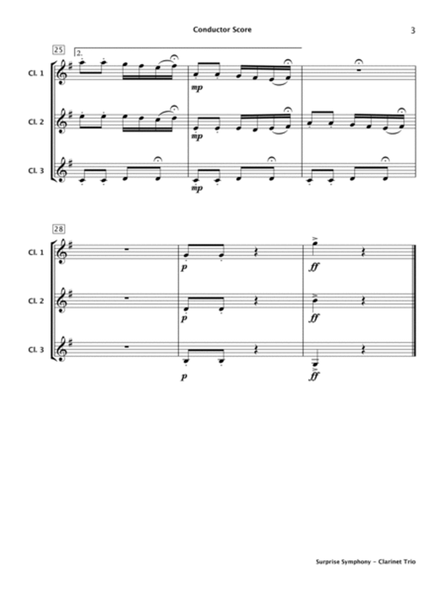 Surprise Symphony (Clarinet Trio) image number null