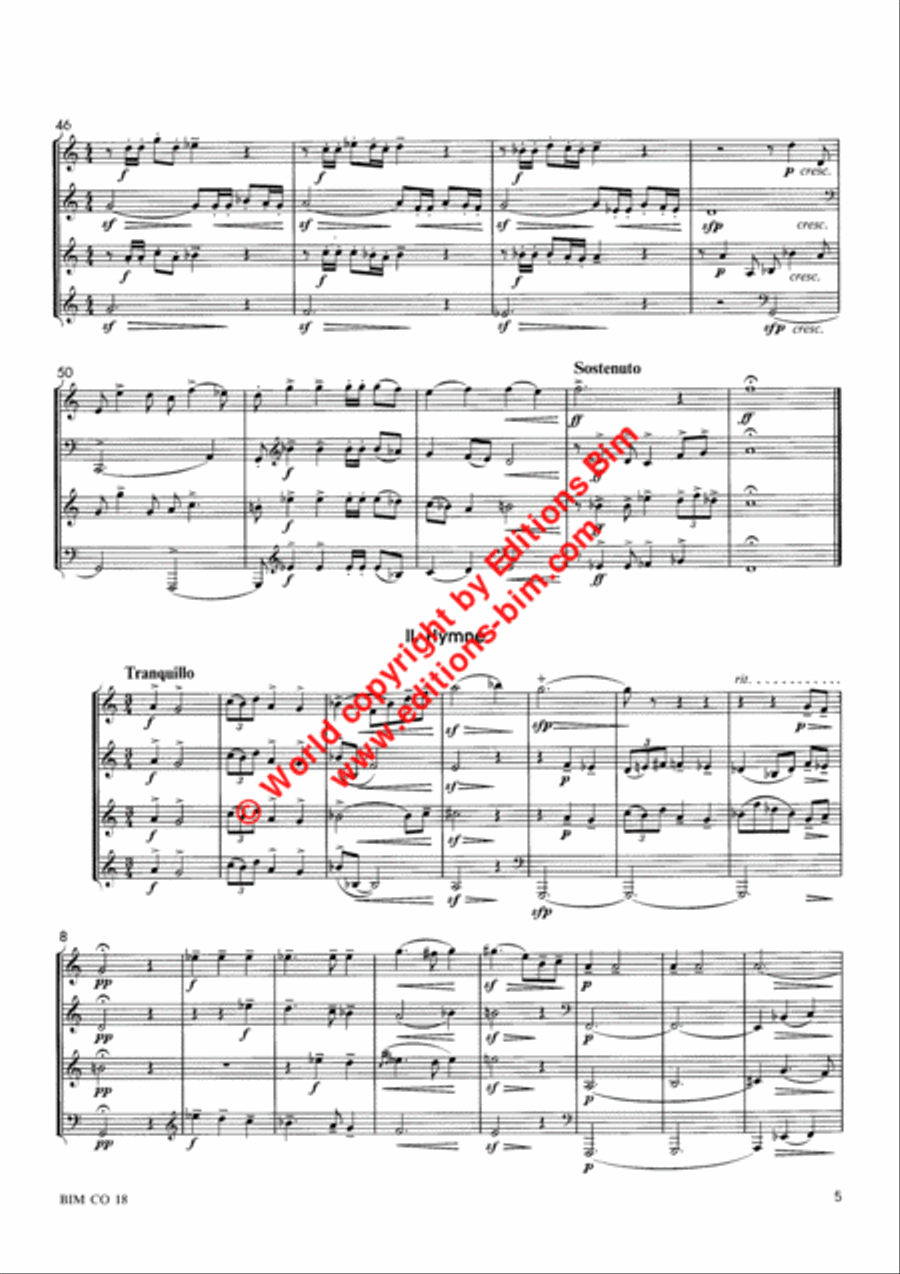 5 Nouvelles 5 Nouvelles Horn scores gallery preview page 3