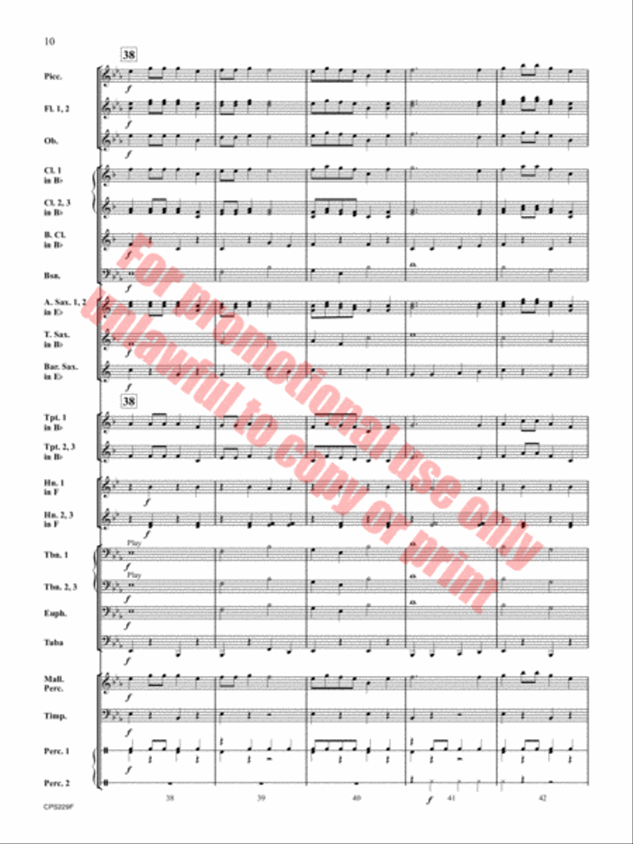 An Arizona Celebration An Arizona Celebration Concert Band scores gallery preview page 11